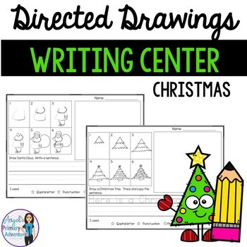350x350 christmas directed drawing writing center - Christmas Directed Drawing