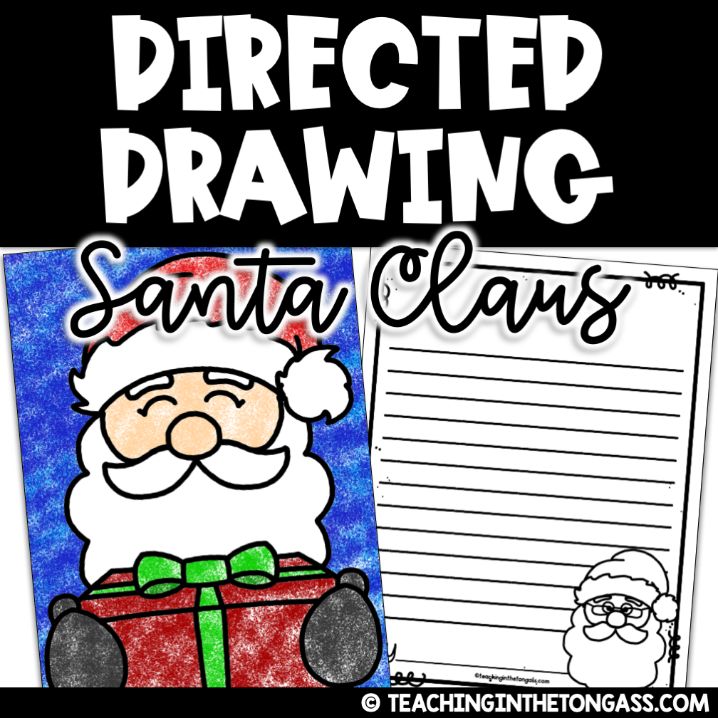 1008x1008 christmas directed drawing santa directed drawing - Christmas Directed Drawing