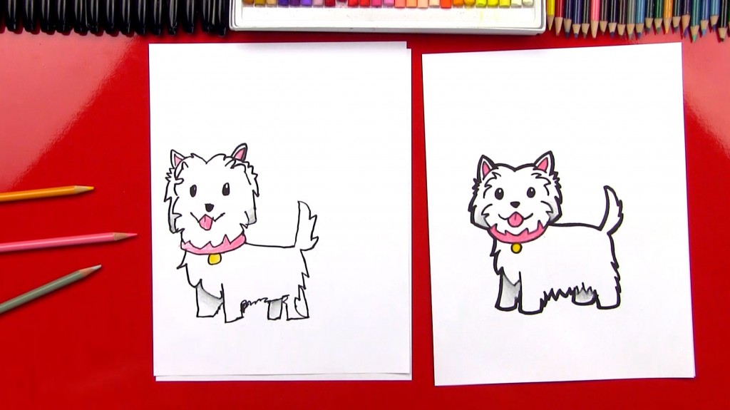 1024x575 Dogs Archives - Christmas Dog Drawing
