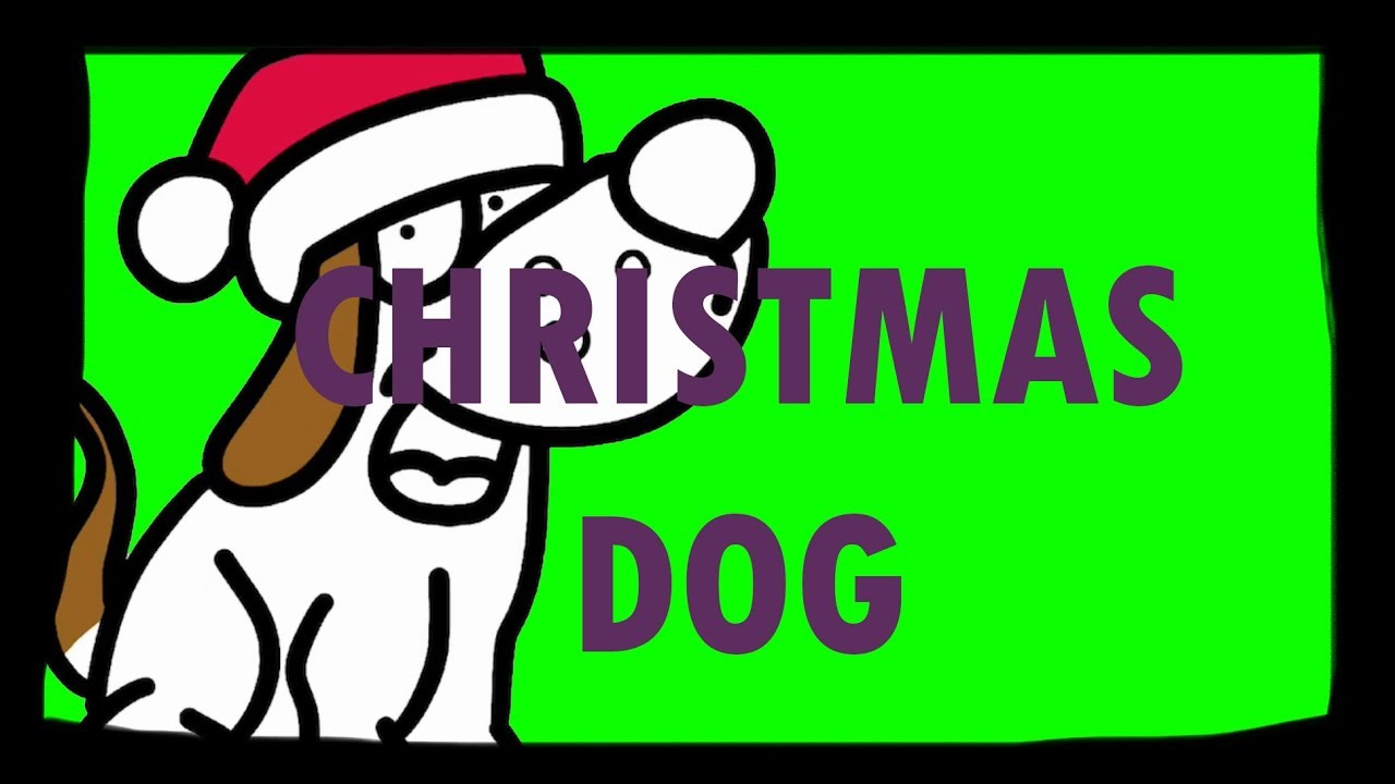 1280x720 Draw Christmas Dog Christmas Dog Drawings Drawing - Christmas Dog Drawing