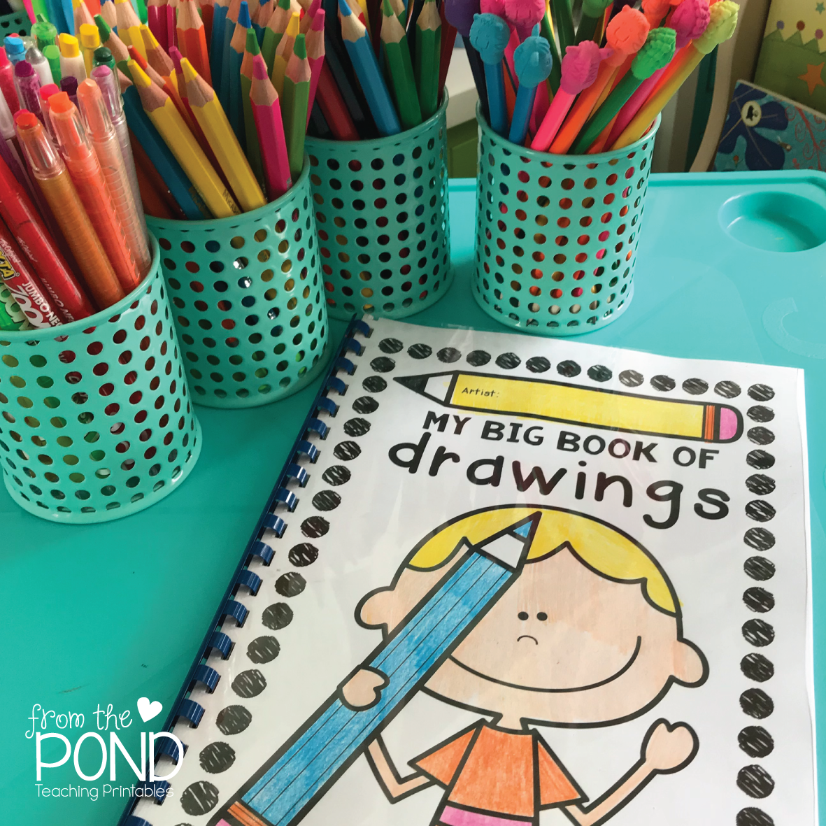 1181x1181 Make A Drawing Book From The Pond - Christmas Drawing Book