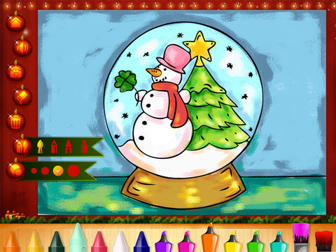 480x360 christmas drawings for children halloween holidays wizard - Christmas Drawing Children