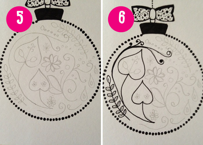 700x500 drawings for christmas cards with pencil elegant christmas drawing - Christmas Drawing Designs