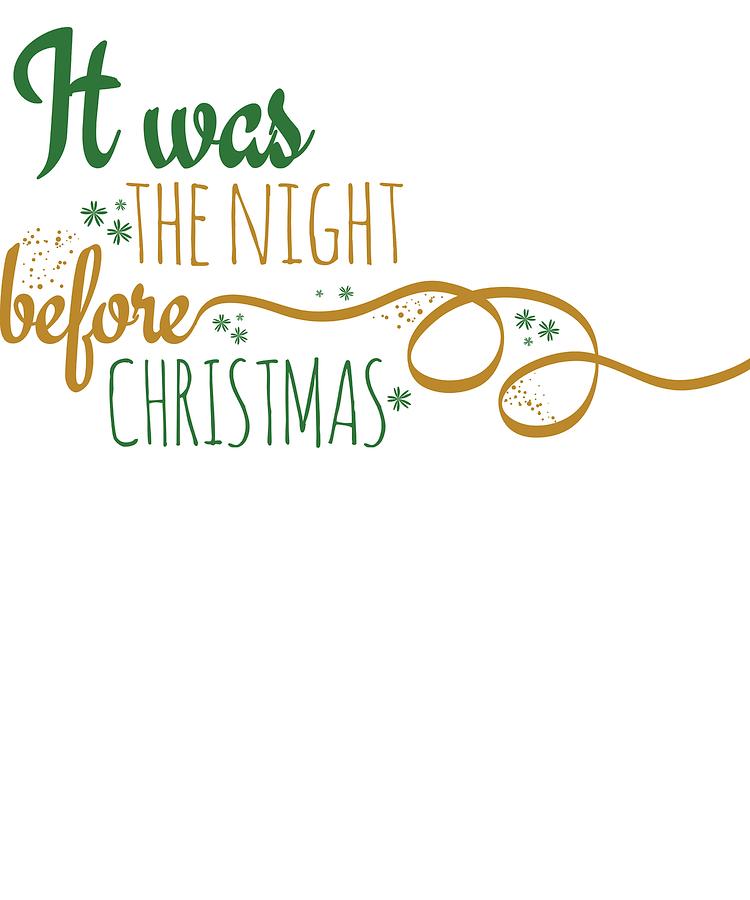 750x900 christmas eve it was the night before christmas merry christmas - Christmas Drawing Designs