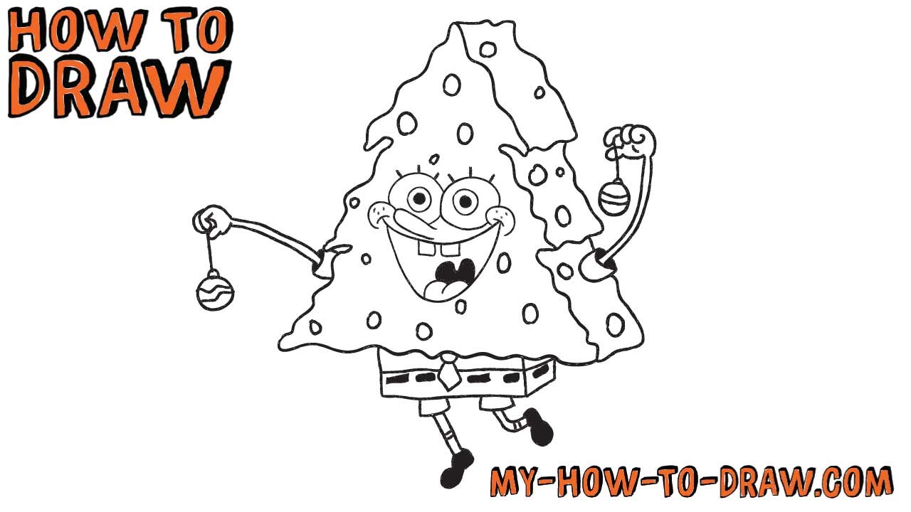 1280x720 Diy Christmas Tree Drawings To Do With The Kids - Christmas Drawing For Kids