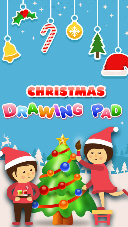 422x750 Christmas Drawing Pad - Christmas Drawing For Kids
