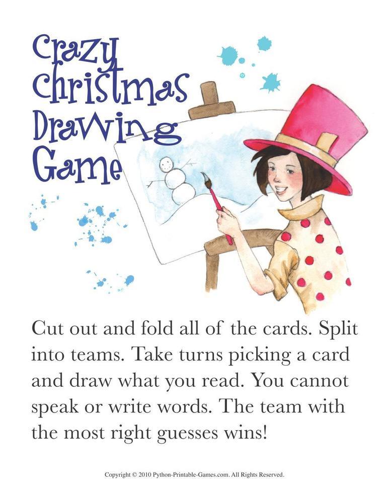 773x1000 Christmas Christmas Drawing Game - Christmas Drawing Game