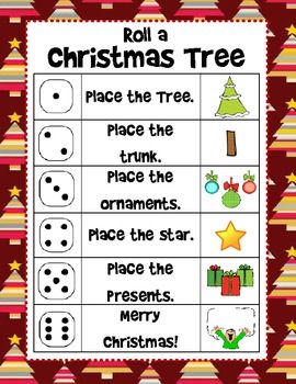 270x350 Christmas Roll And Draw A Christmas Tree - Christmas Drawing Game