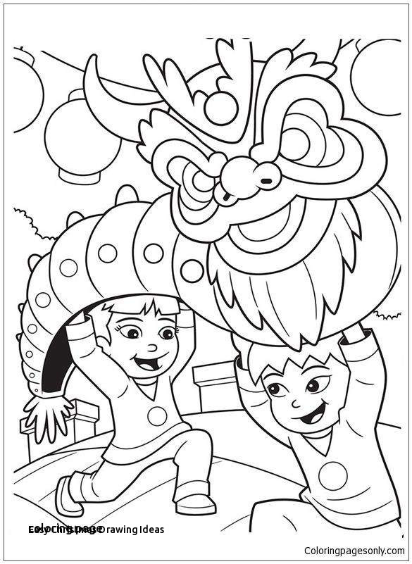 585x801 Easy Christmas Drawing Ideas Kids Coloring Pages For Boys Free - Christmas Drawing Ideas