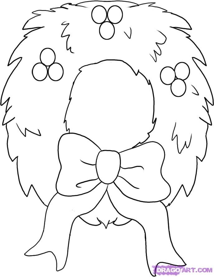 687x887 Easy Christmas Drawing Ideas - Christmas Drawing Ideas