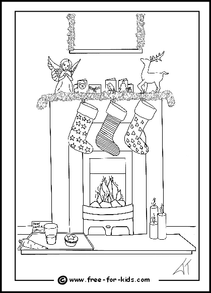 419x583 Christmas Colouring Pages - Christmas Drawing Pages