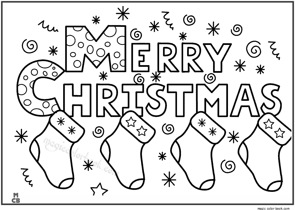 990x706 Merry Christmas Coloring Pages For Kids Kiddos Christmas - Christmas Drawing Pages