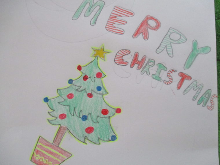 760x570 Merry Christmas - Christmas Drawing Paper