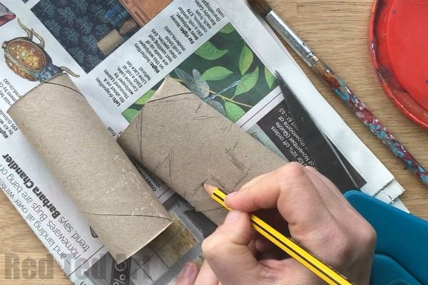 600x400 toilet paper roll christmas tree napkin rings ornaments - Christmas Drawing Paper