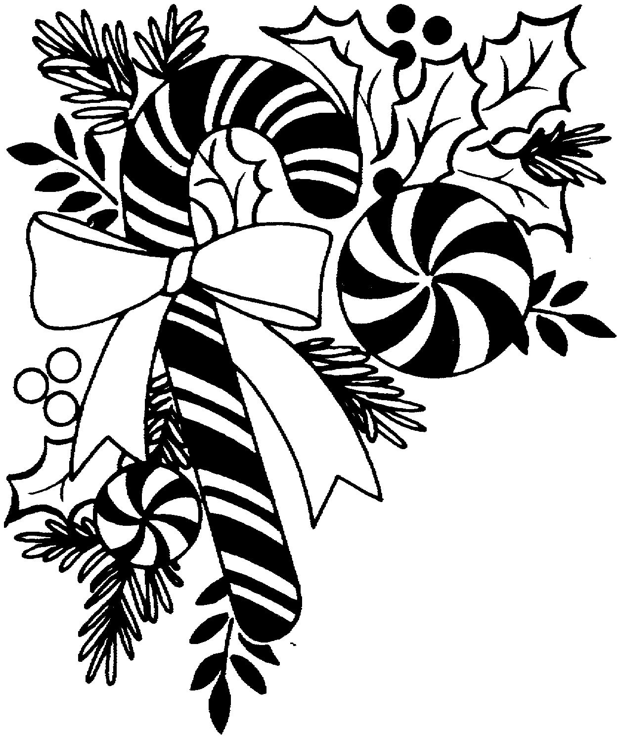 1254x1492 Black And White Christmas Border Clipart - Christmas Drawings Black And White
