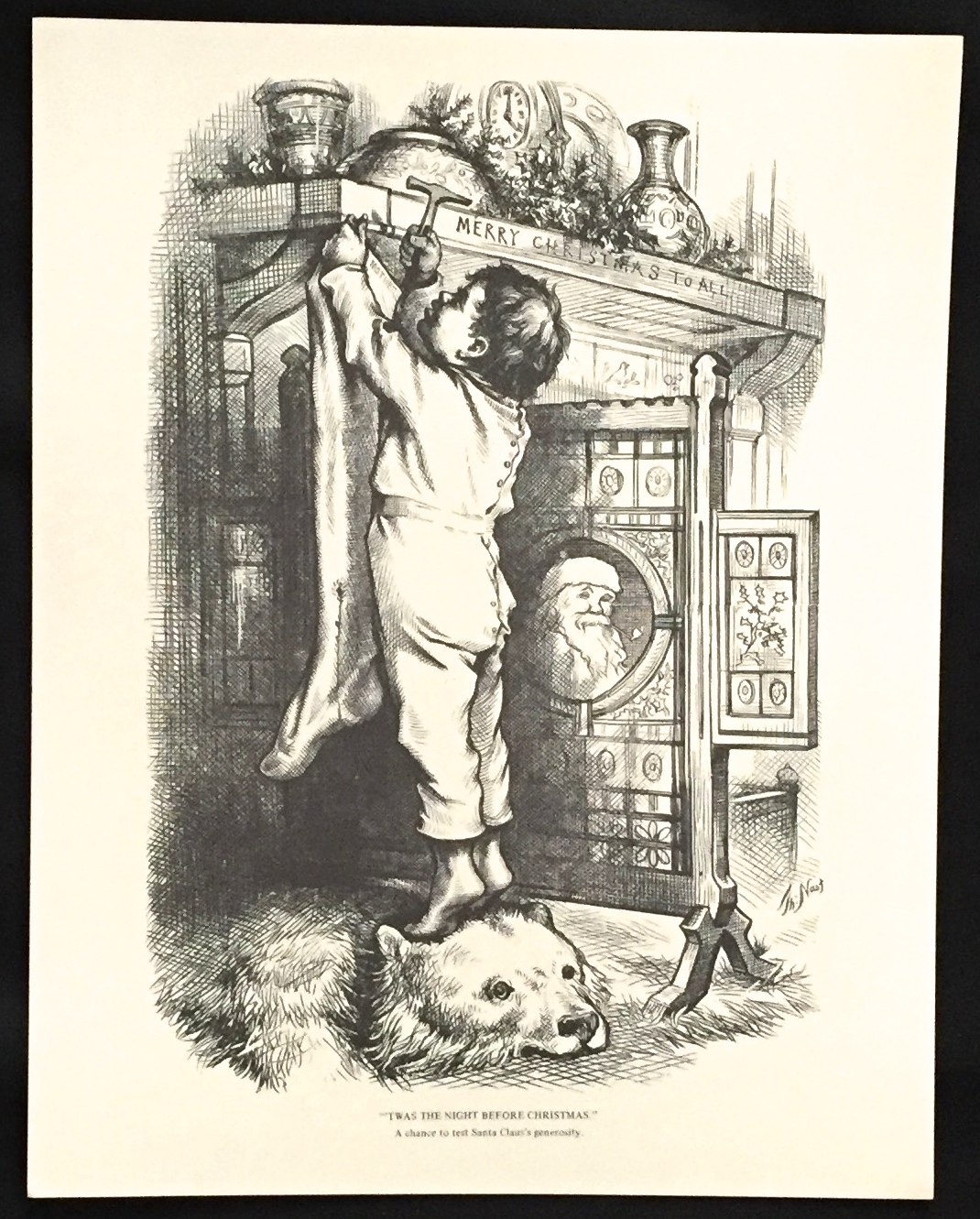 1070x1331 The Christmas Drawings Of Thomas Nast Print, Thomas Nast, Wm - Christmas Drawings Images