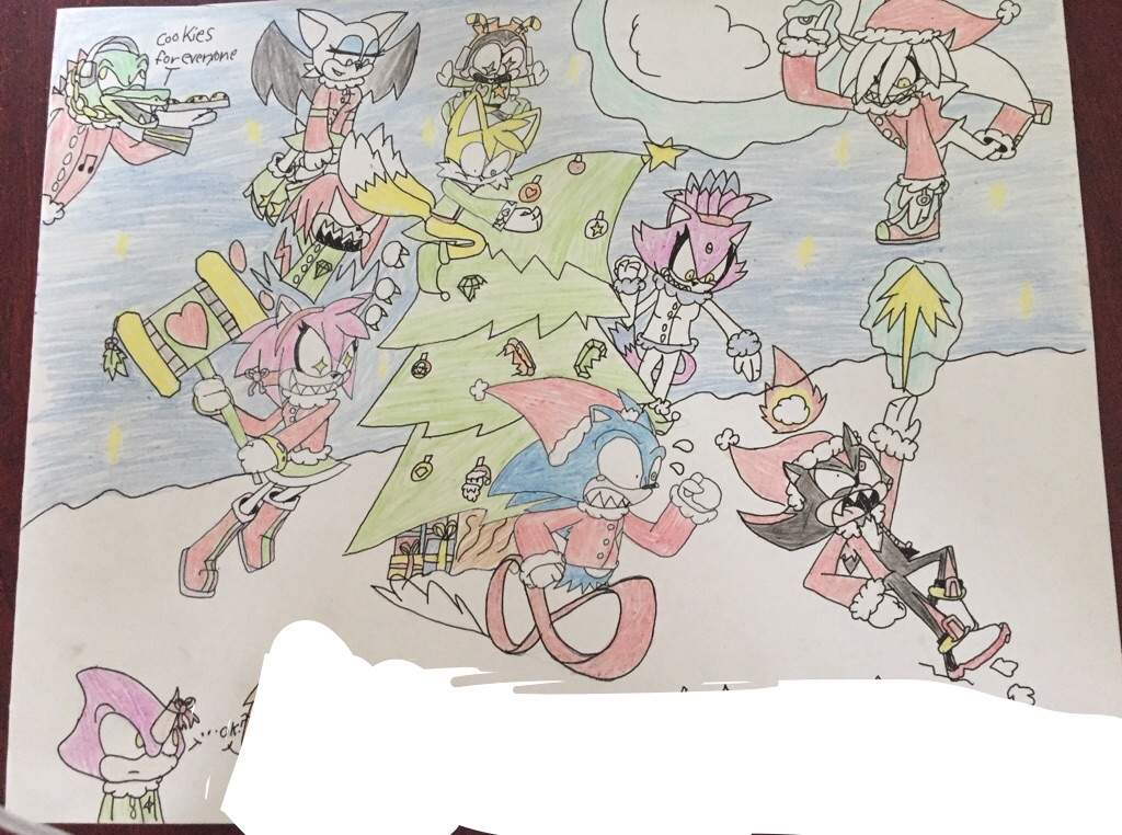 1024x762 Christmas Drawings Sonic The Hedgehog! Amino - Christmas Drawings Images