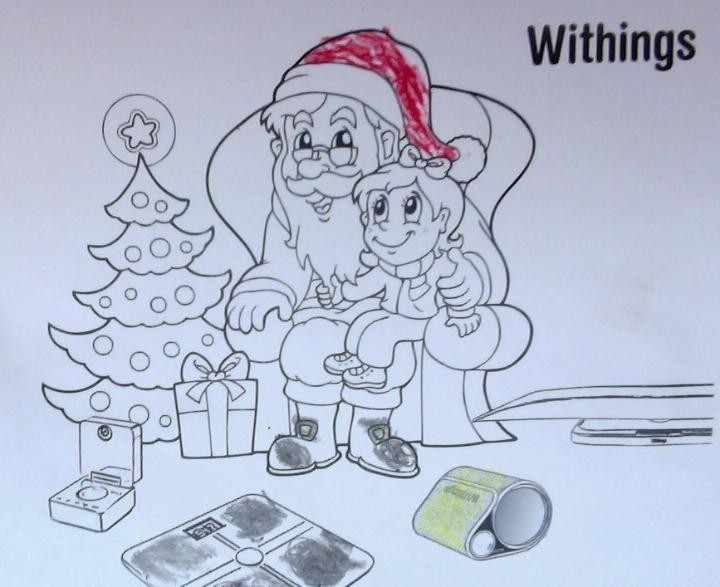 720x587 kids! draw santa our facebook drawingcoloring contest is - Christmas Drawings Santa