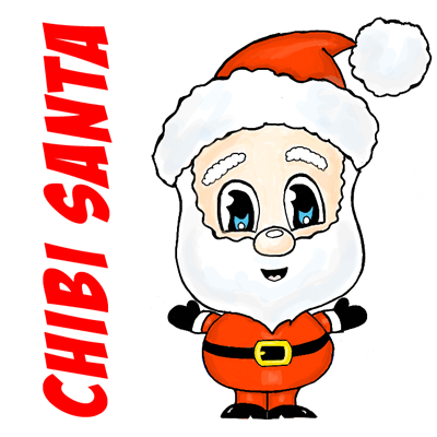 400x400 Christmas Drawing Archives - Christmas Drawings Santa