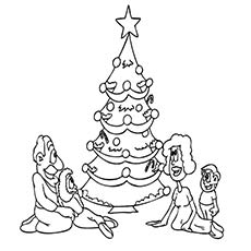 230x230 Top Free Printable Christmas Tree Coloring Pages Online - Christmas Drawings To Color