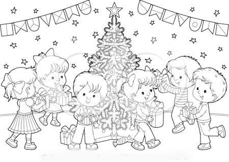 450x319 christmas eve drawings festival collections - Christmas Festival Drawing