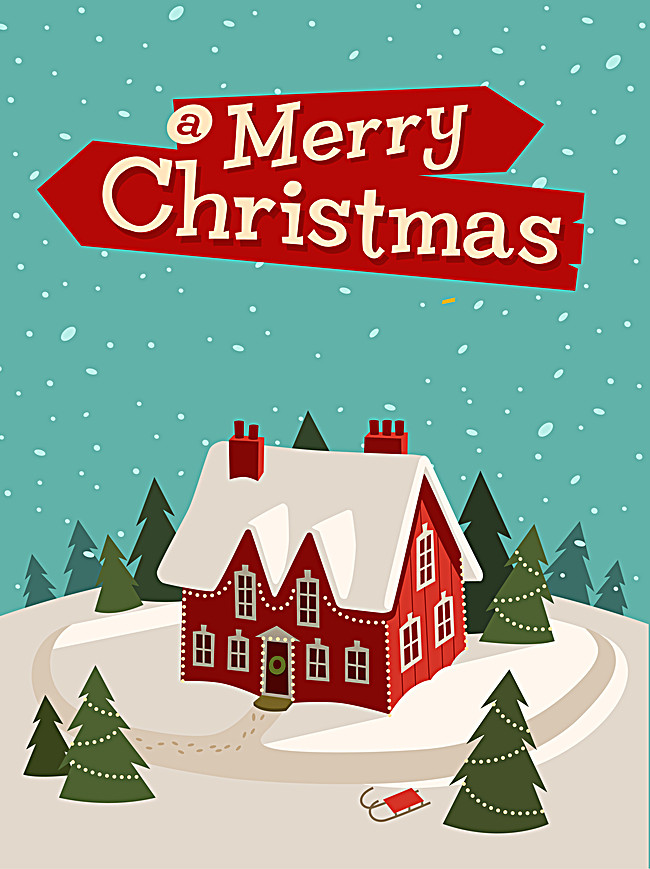 650x869 handpainted christmas cartoon posters drawing, christmas, posters - Christmas Festival Drawing