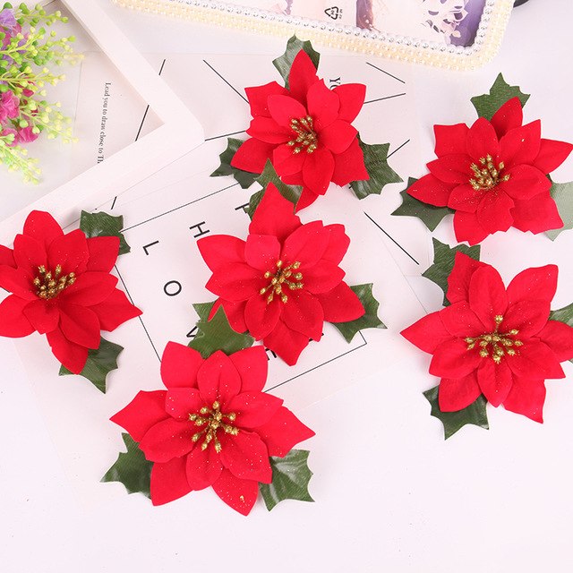 640x640 christmas flower christmas tree wreath twig - Christmas Flower Drawing