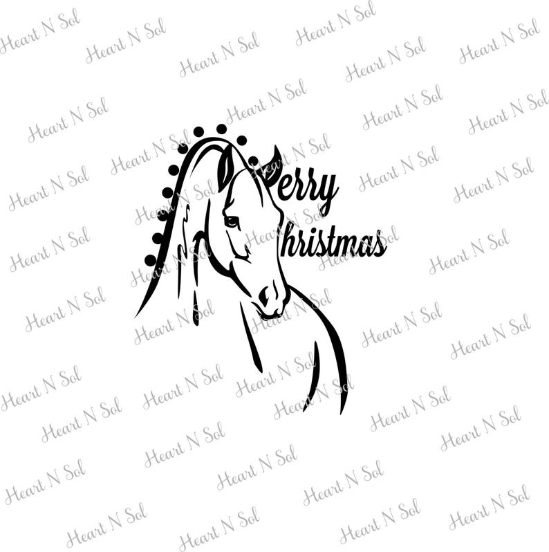Christmas Horse Drawing at Explore collection of