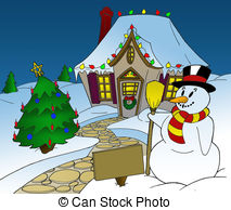 213x194 Christmas Lights House Illustrations And Clip Art Christmas - Christmas House Drawing