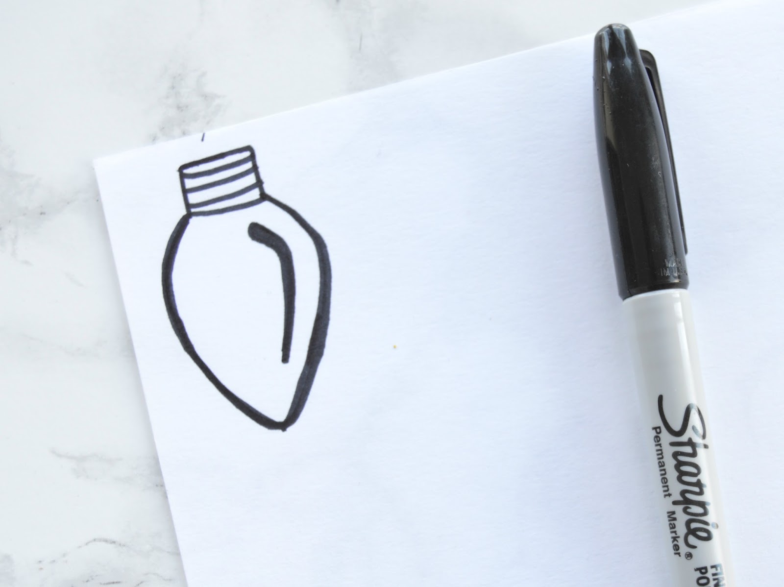 1600x1198 Photos How To Draw Christmas Lights - Christmas Light Bulb Drawing