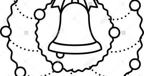 476x250 Wreath Drawing Christmas Pictures Line A Images Flower Wmstdc - Christmas Line Drawings