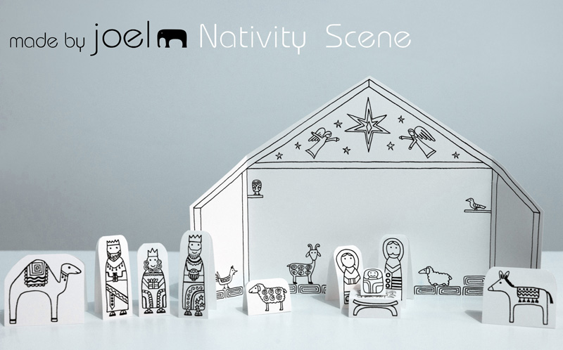 800x498 Made - Christmas Manger Drawings