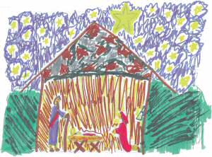 300x222 The Compass Newspaper - Christmas Manger Drawings