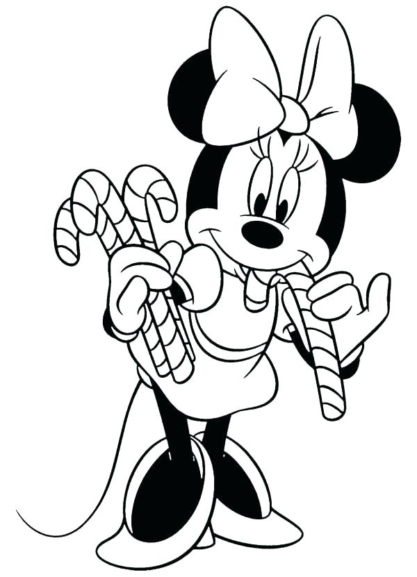 600x831 Disney Mickey Mouse Christmas Coloring Pages And Friends Baby - Christmas Mickey Mouse Drawing