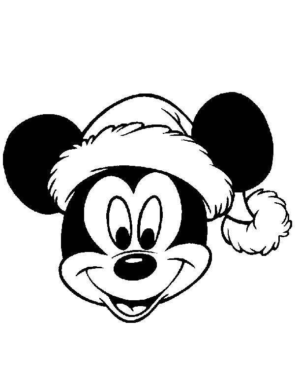 610x766 Mickey Mouse Christmas Coloring Pages Winterchristmas Disney - Christmas Mickey Mouse Drawing