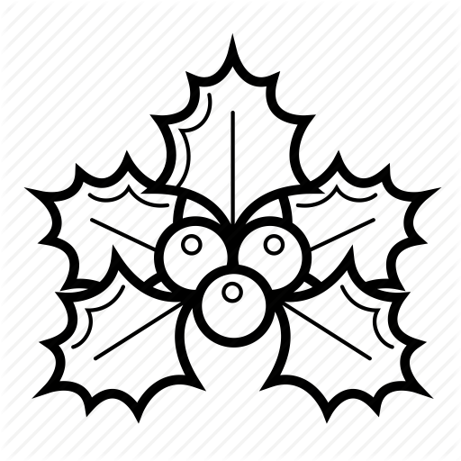 512x512 collection of free holly drawing mistletoe download on ui ex - Christmas Mistletoe Drawing