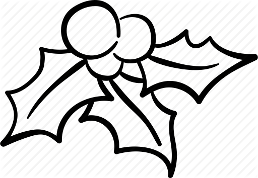 512x354 christmas, festive, holiday, kiss, mistletoe, santa, xmas icon - Christmas Mistletoe Drawing