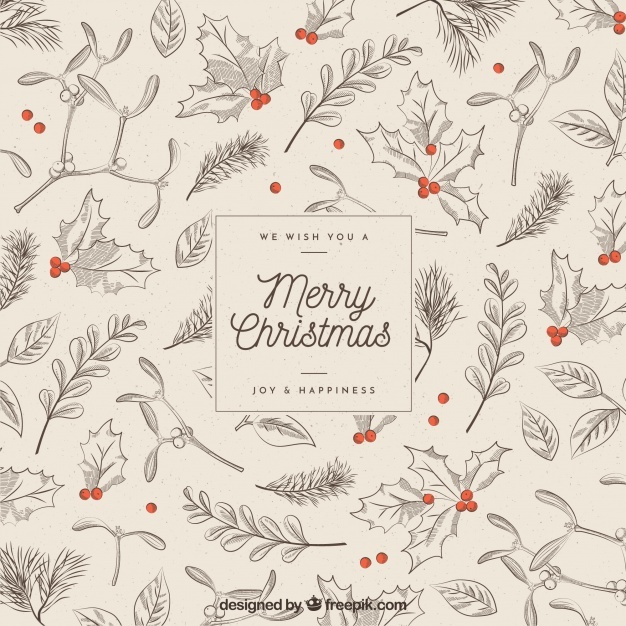 626x626 mistletoe drawing vectors, photos and free download - Christmas Mistletoe Drawing