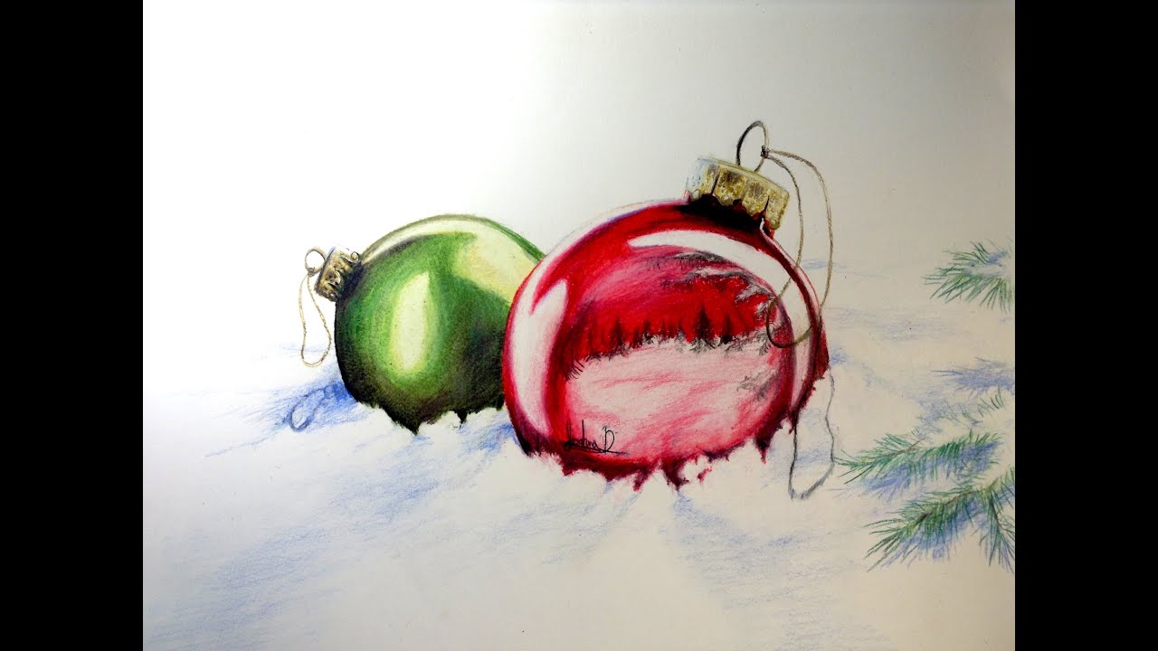1280x720 christmas ornaments - Christmas Ornament Drawing