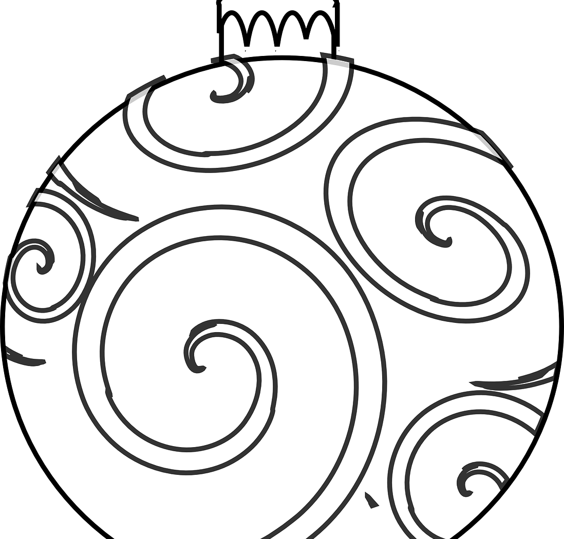 Christmas Ornament Line Drawing at Explore