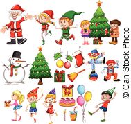 189x179 Christmas Party Celebration Drawing Art Of Young People - Christmas Party Drawing