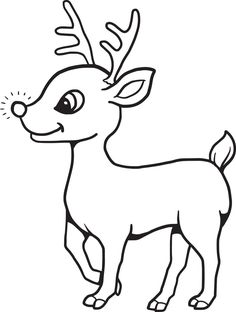 236x312 How To Draw A Reindeer For Kids, Step - Christmas Reindeer Drawing