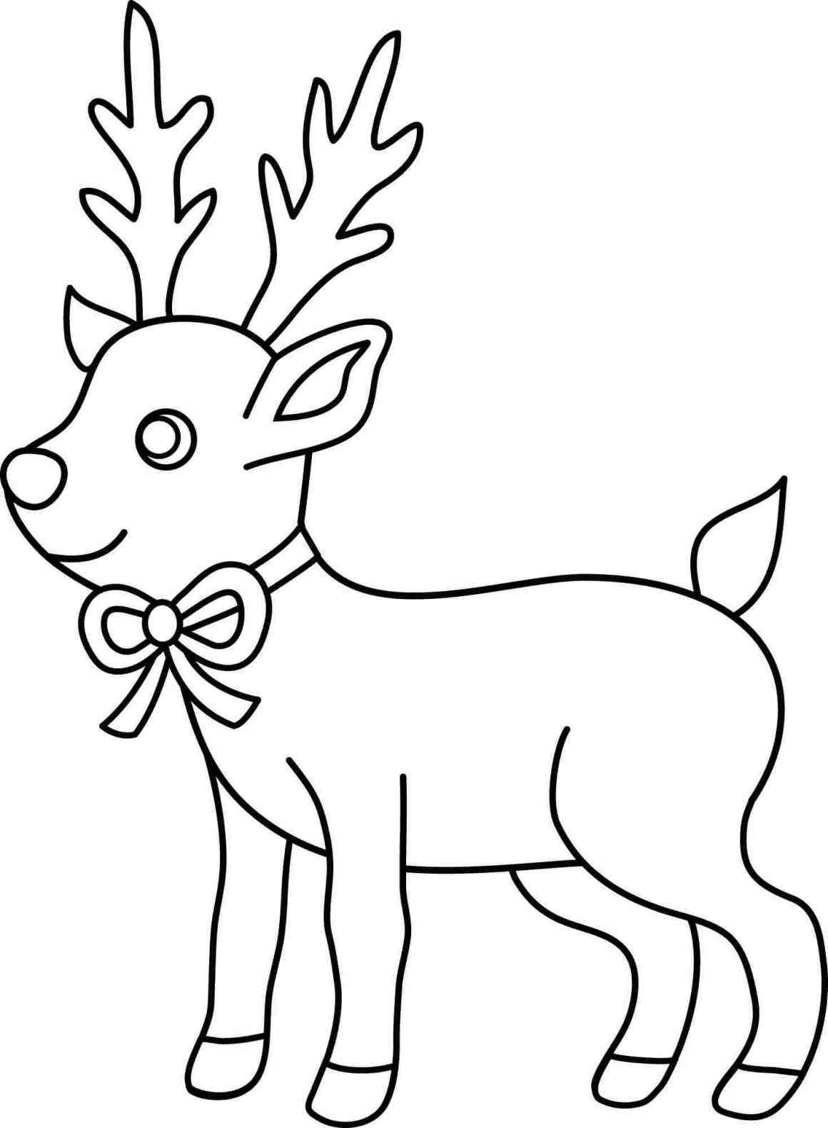 1160x1580 New Cool Christmas Reindeer Drawings - Christmas Reindeer Drawing