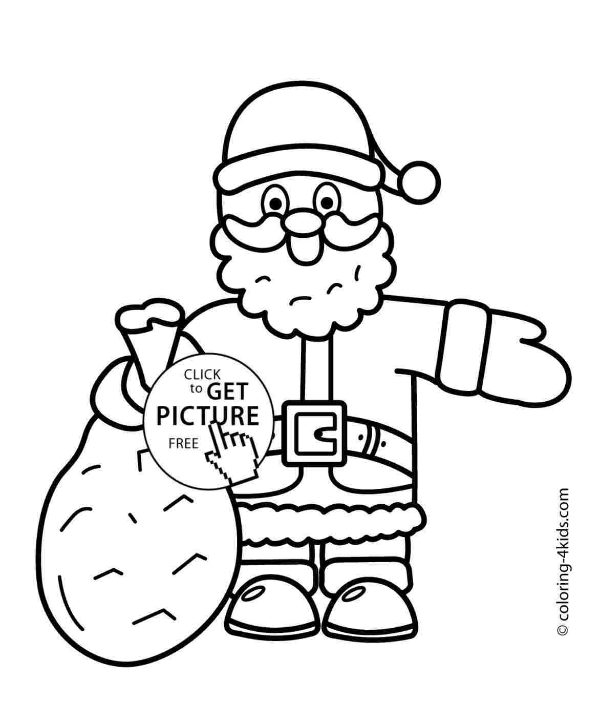 1172x1409 Easy Kids Cartoon Christmas Santa Drawings - Christmas Santa Drawing