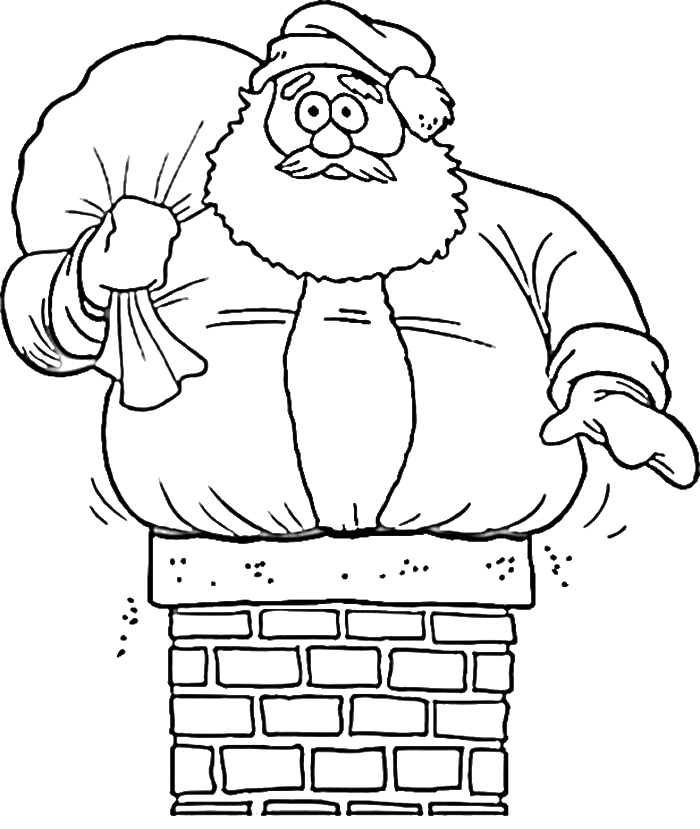 700x829 Christmas Santa Claus Drawings Christmas Wallpaper - Christmas Santa Drawing
