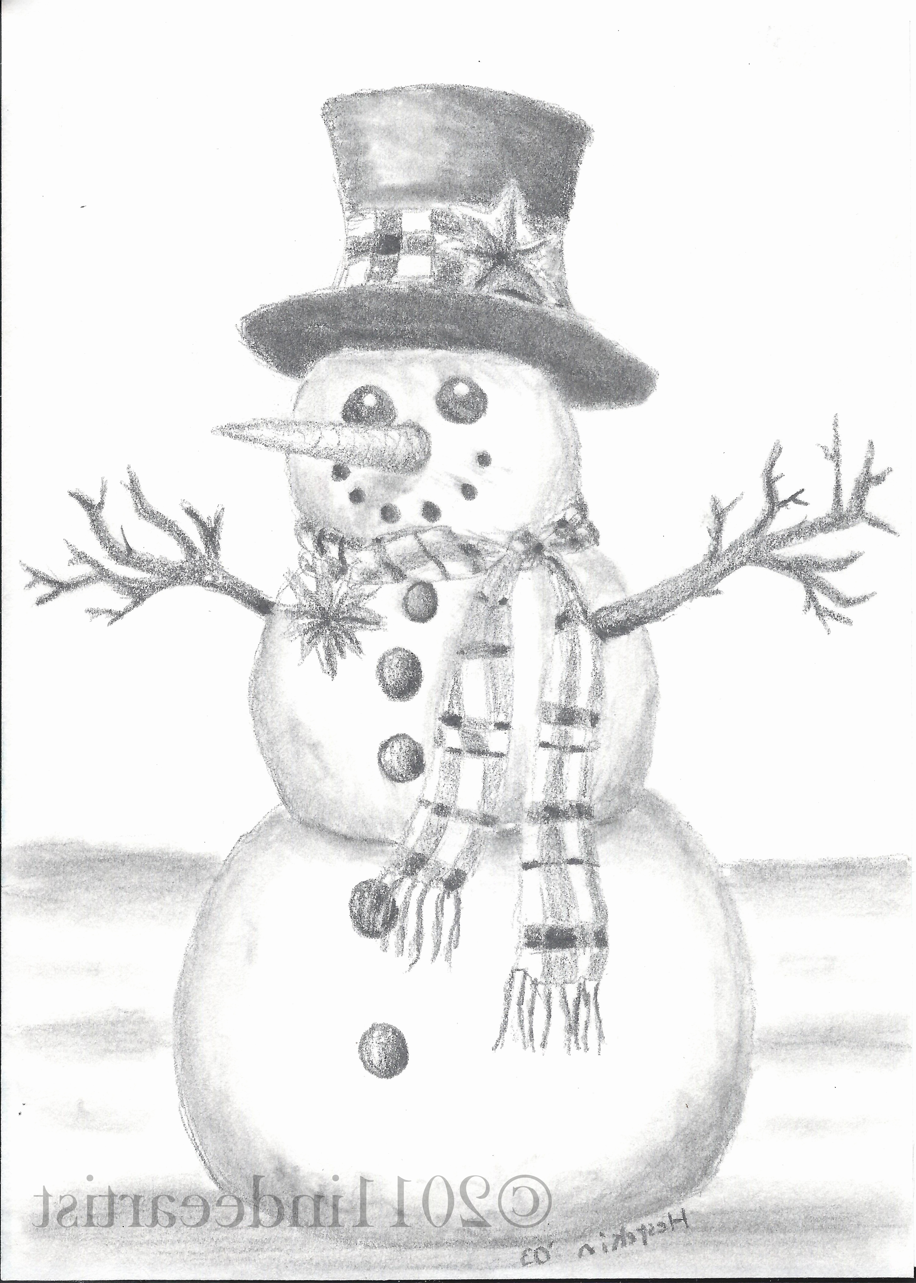 Pencil Easy Cute Christmas Drawing Ideas