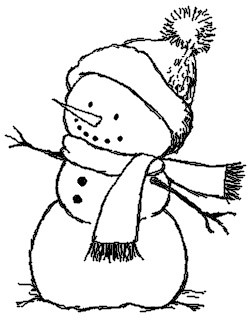 Christmas Snowman Drawing at PaintingValley.com | Explore collection of ...