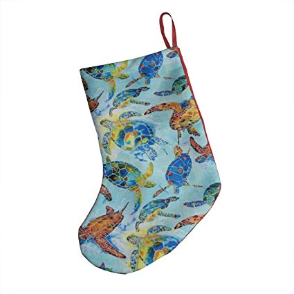 425x425 personalized christmas stocking, drawing sea turtle - Christmas Sock Drawing