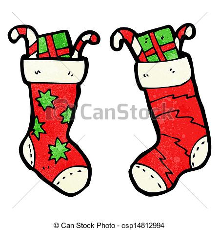 449x470 Cartoon Christmas Stockings - Christmas Sock Drawing