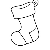 216x216 christmas stocking drawings free download clip art - Christmas Socks Drawing